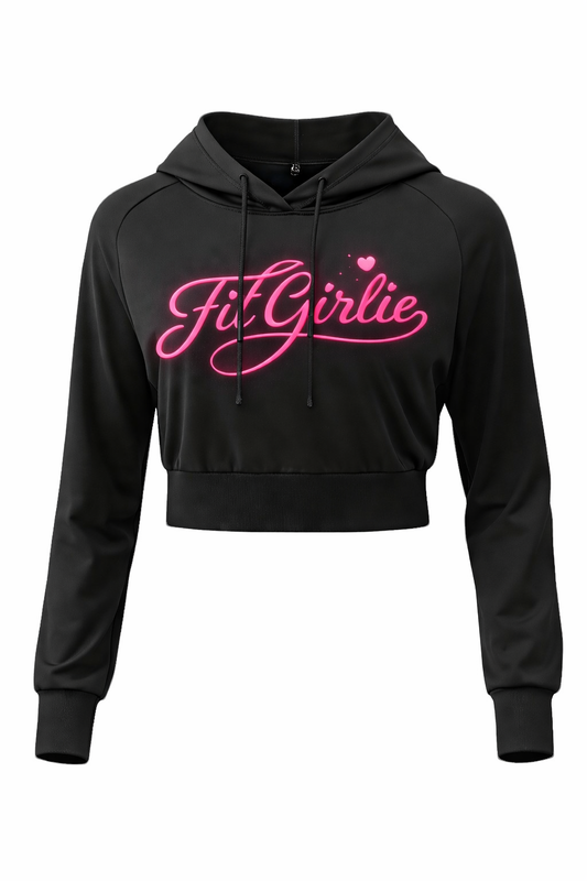 Fit Girlie Cropped Hoodie